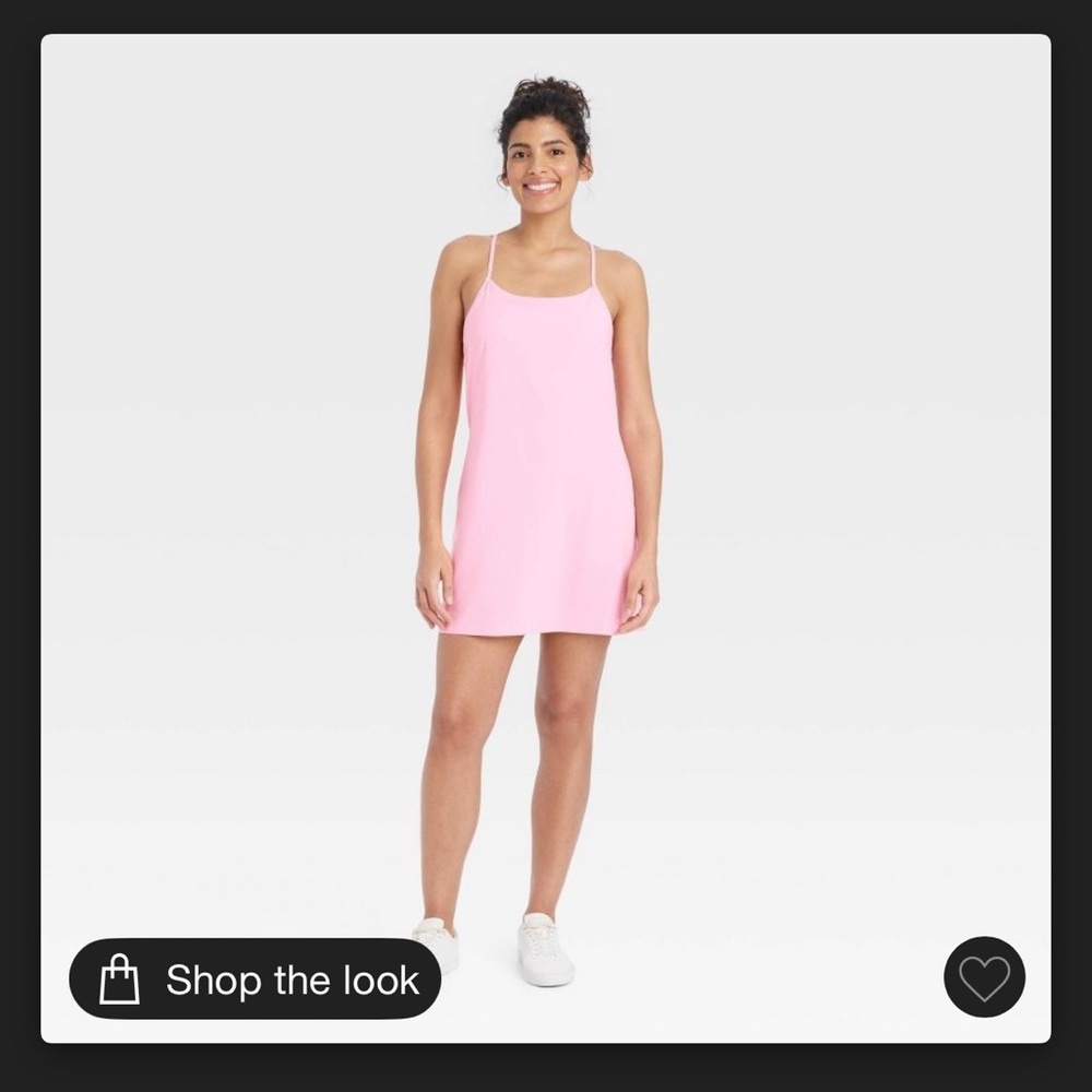 WHITE COLOR All in Motion Target Tennis Dress